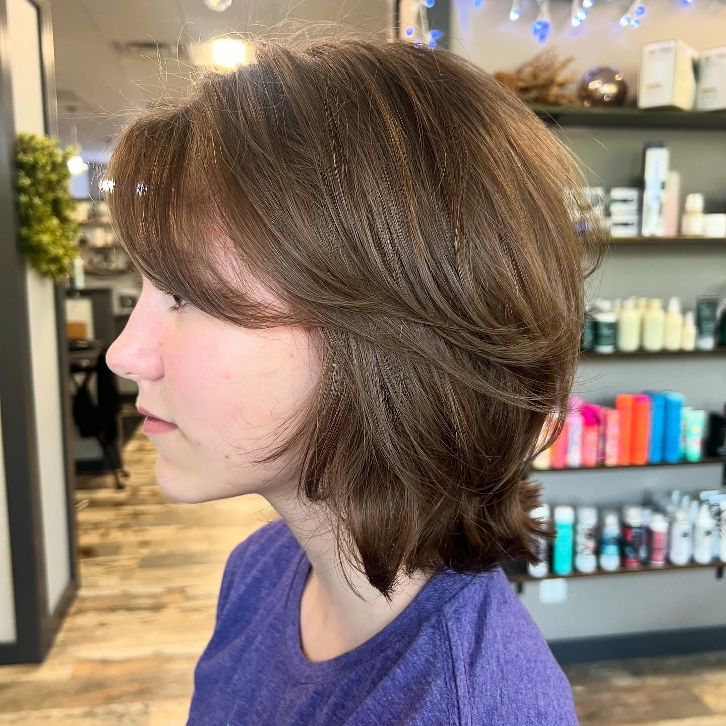 3. Soft Chestnut Wolf Cut (Wolfshaarschnitt)