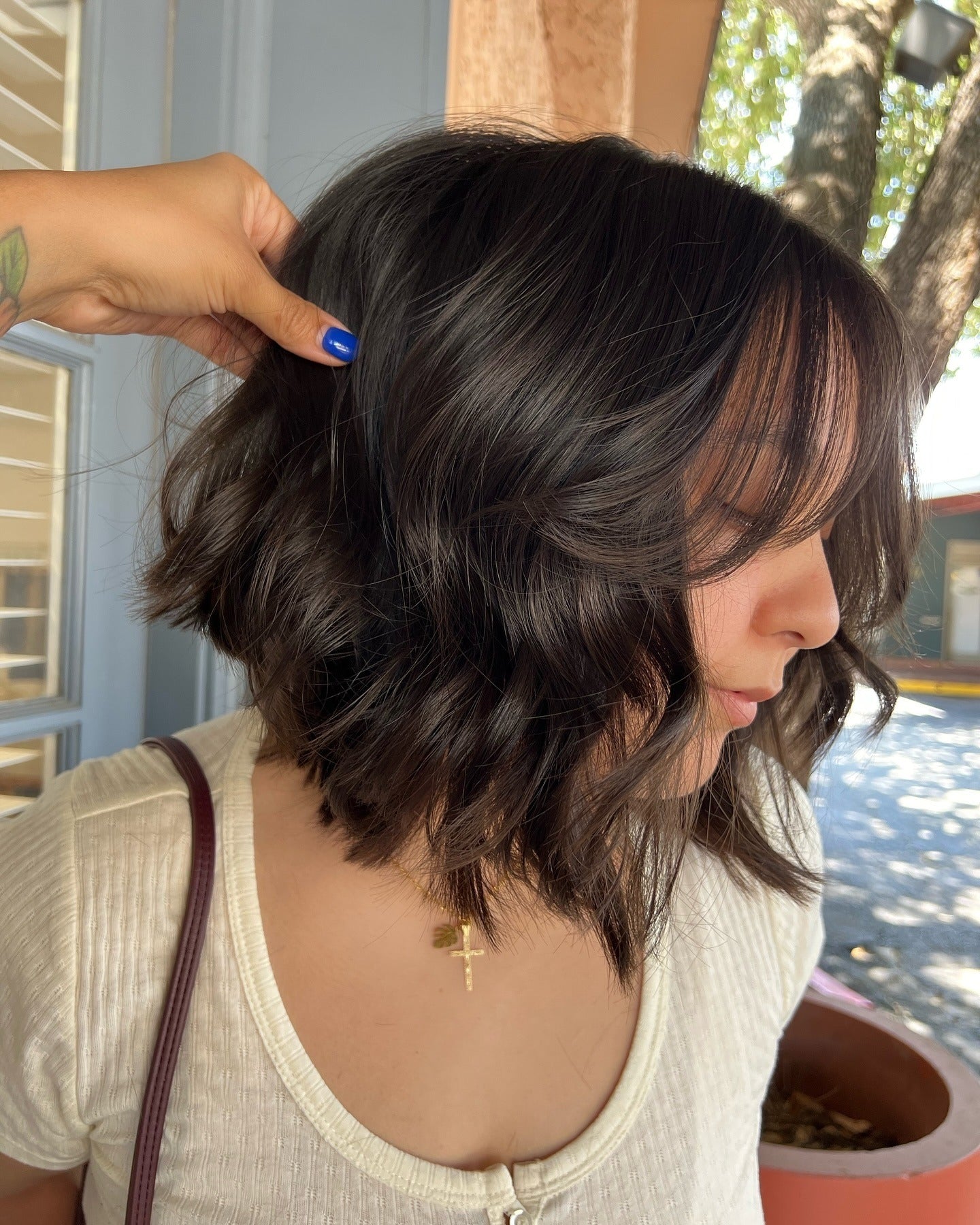 3.. Bob mit Schattenschichten (kurze Haare mit Schichten) zerstört)