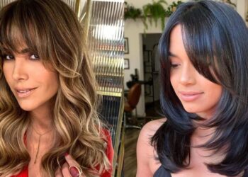 38 leicht zu machende mittelgroße Frisuren mit Pony