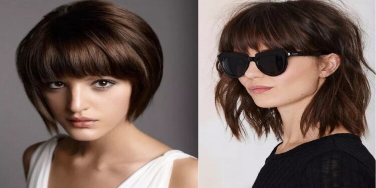 34 elegante Kurzhaarfrisuren mit Pony für Frauen