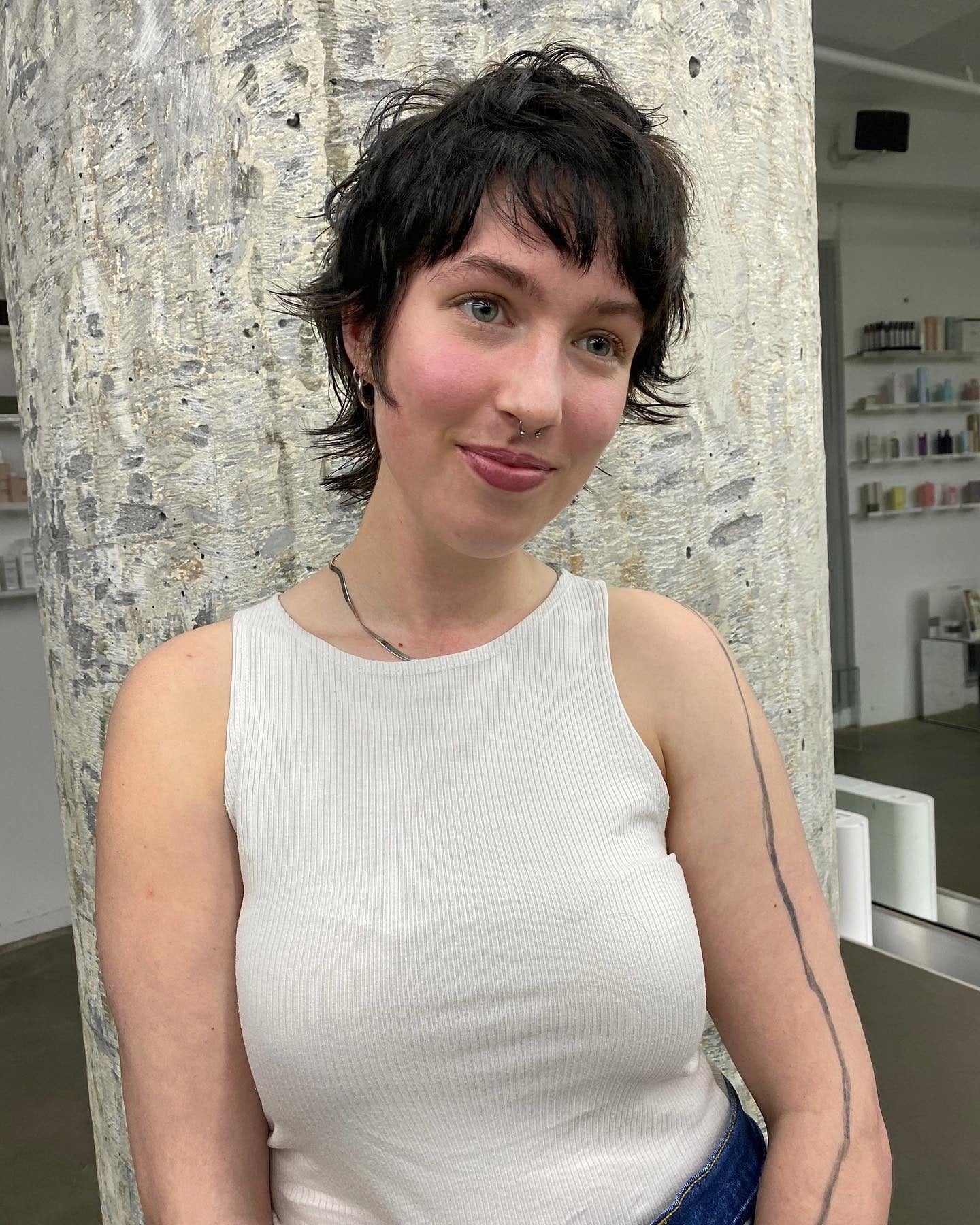 4. Dark Espresso Wolf Shag (Short Wolf Cut)