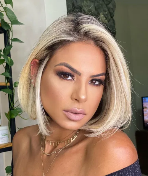 Kinnlanger Wash-and-Go-Bob-Schnitt