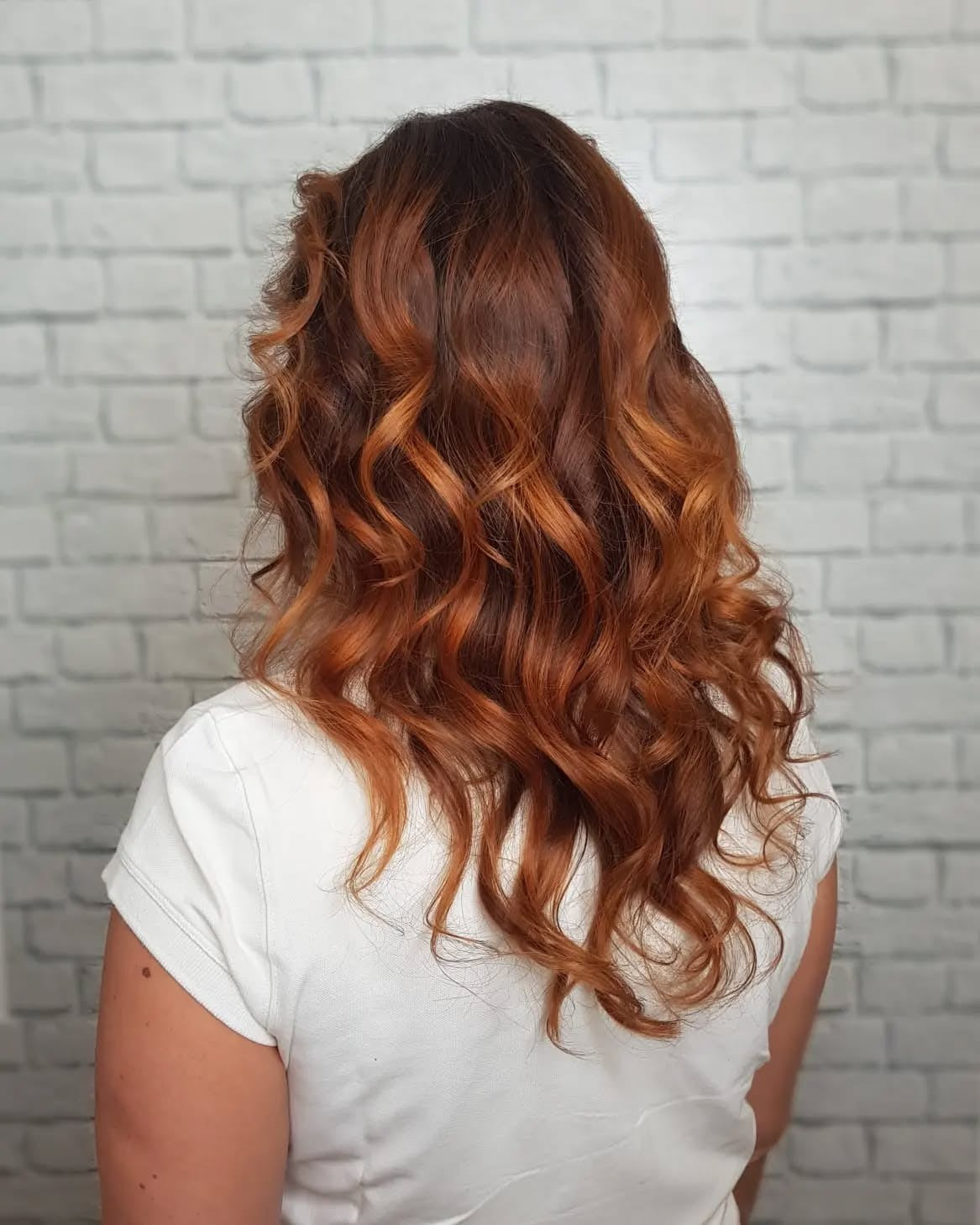 5. Golden Rost Locken (Herbsthaarfarben)