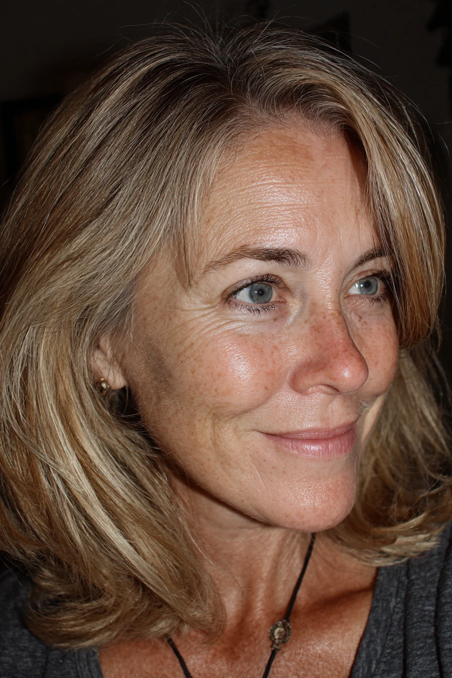 5. Layered Honey Blonde Lob (Neue Frisuren für Frauen über 60) – Neue Frisuren für Frauen über 60