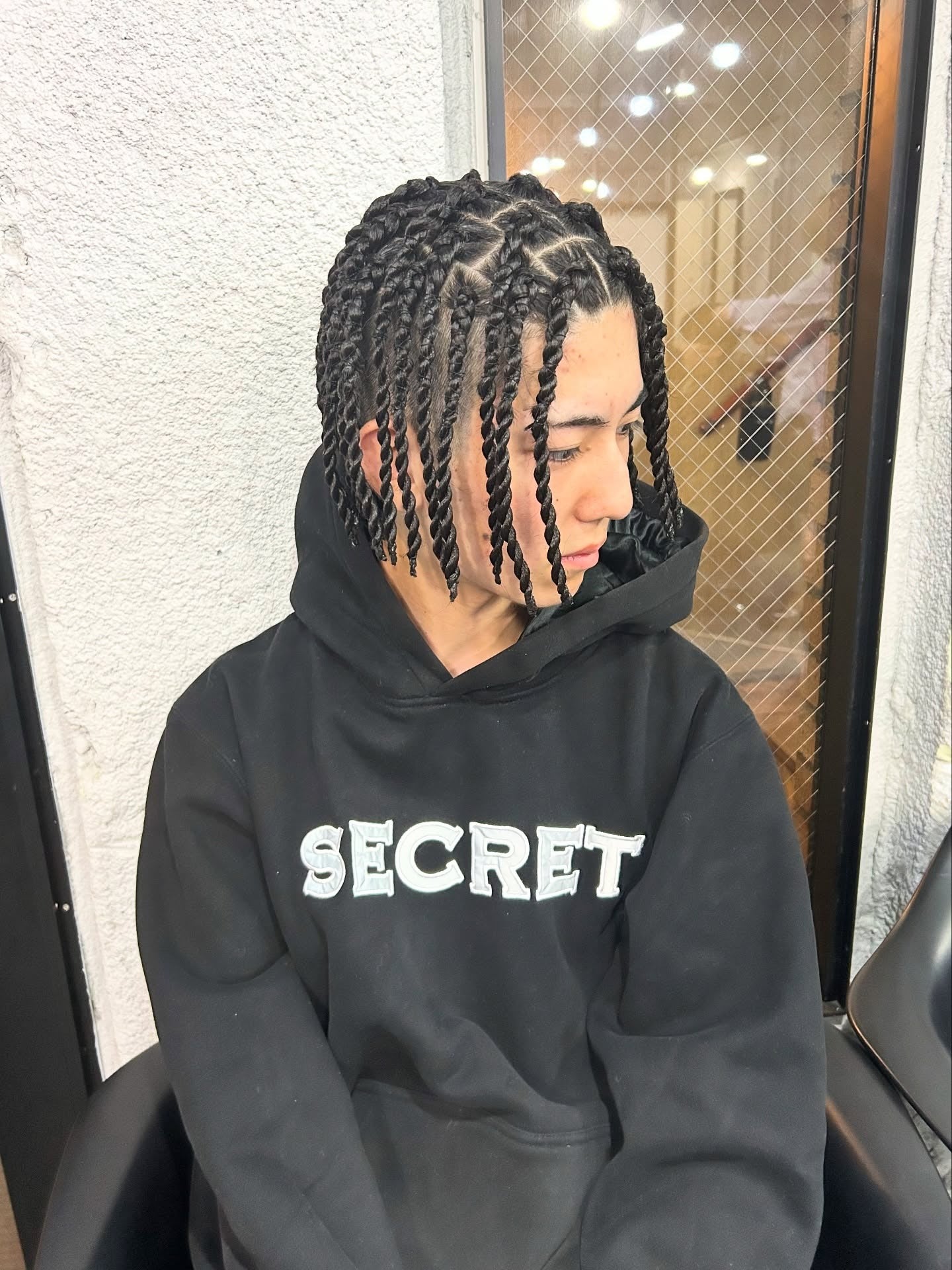 5. kurze Wendungen mit definiertem Abschied (Twist Braid Frisuren)