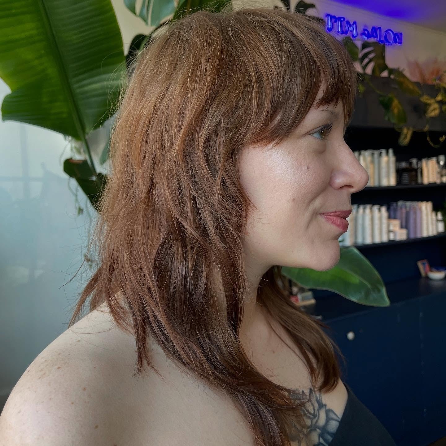 5. Warmer Auburn Layered Shag (Rasiermesserschnitt-Frisuren)