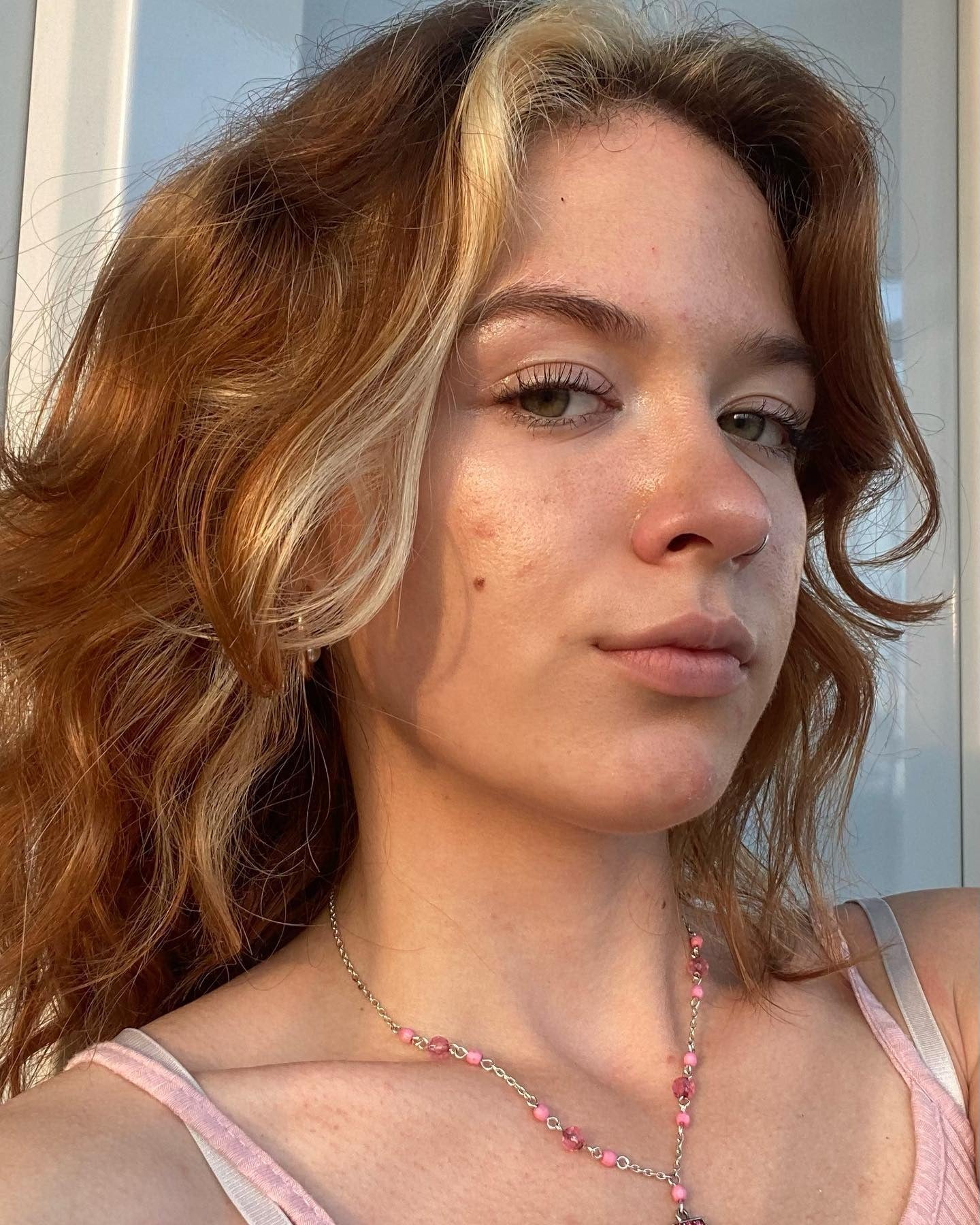 6. Ingwer-Brünette mit blondem Geldstück (Ingwer-Haarfarbe)