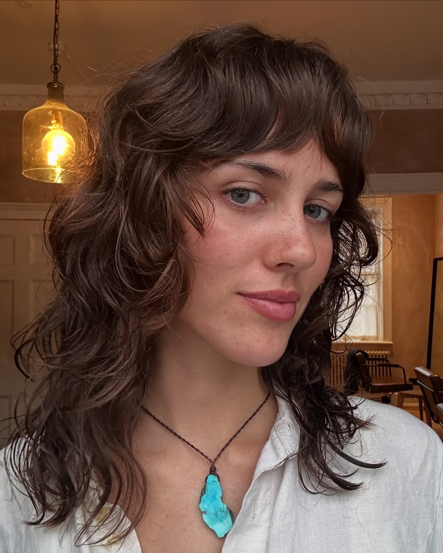 6. Soft Espresso Curly Shag (mittelschichtter Shag)