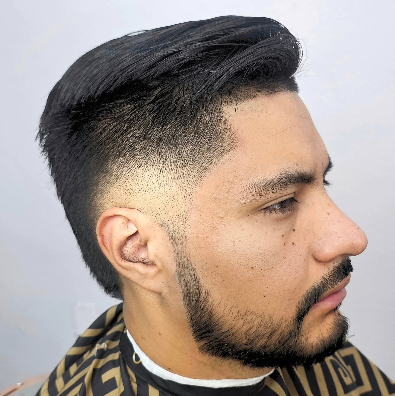 Burst Fade Comb Over