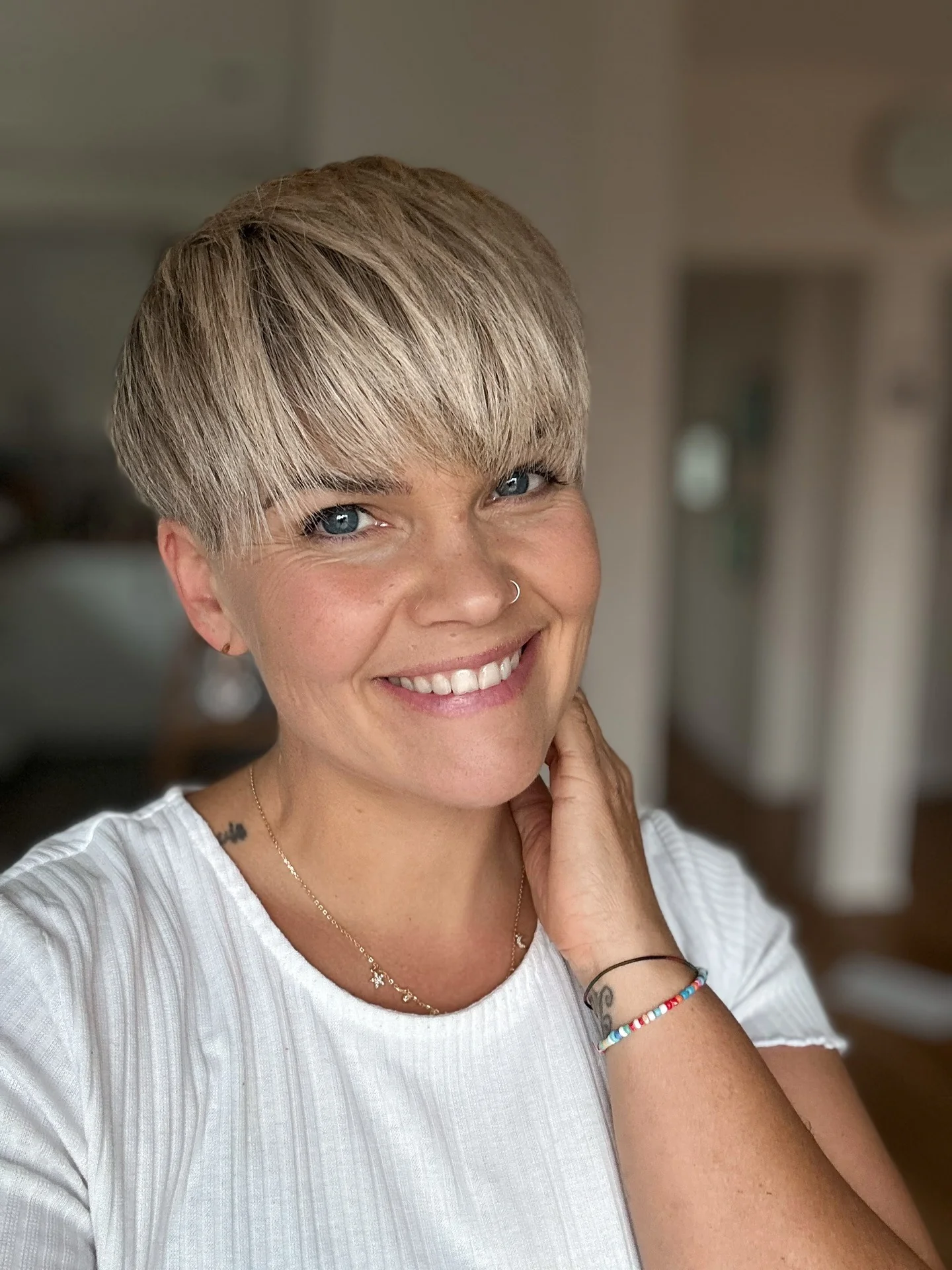 7. Platinum Mushroom Pixie (lange Pixie-Schnitte)