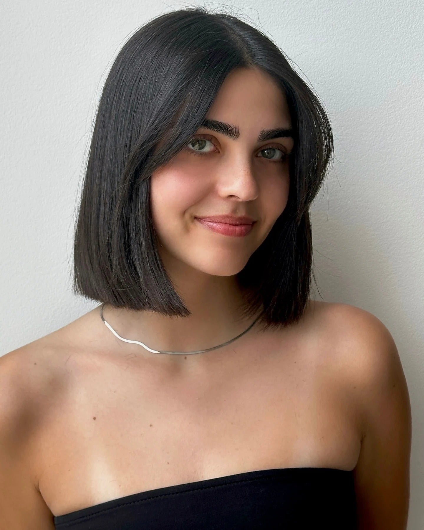 8. Zentral mittelschlepptem Bob mit tiefem Espressomonus (mittlere Bob-Haarschnitte)