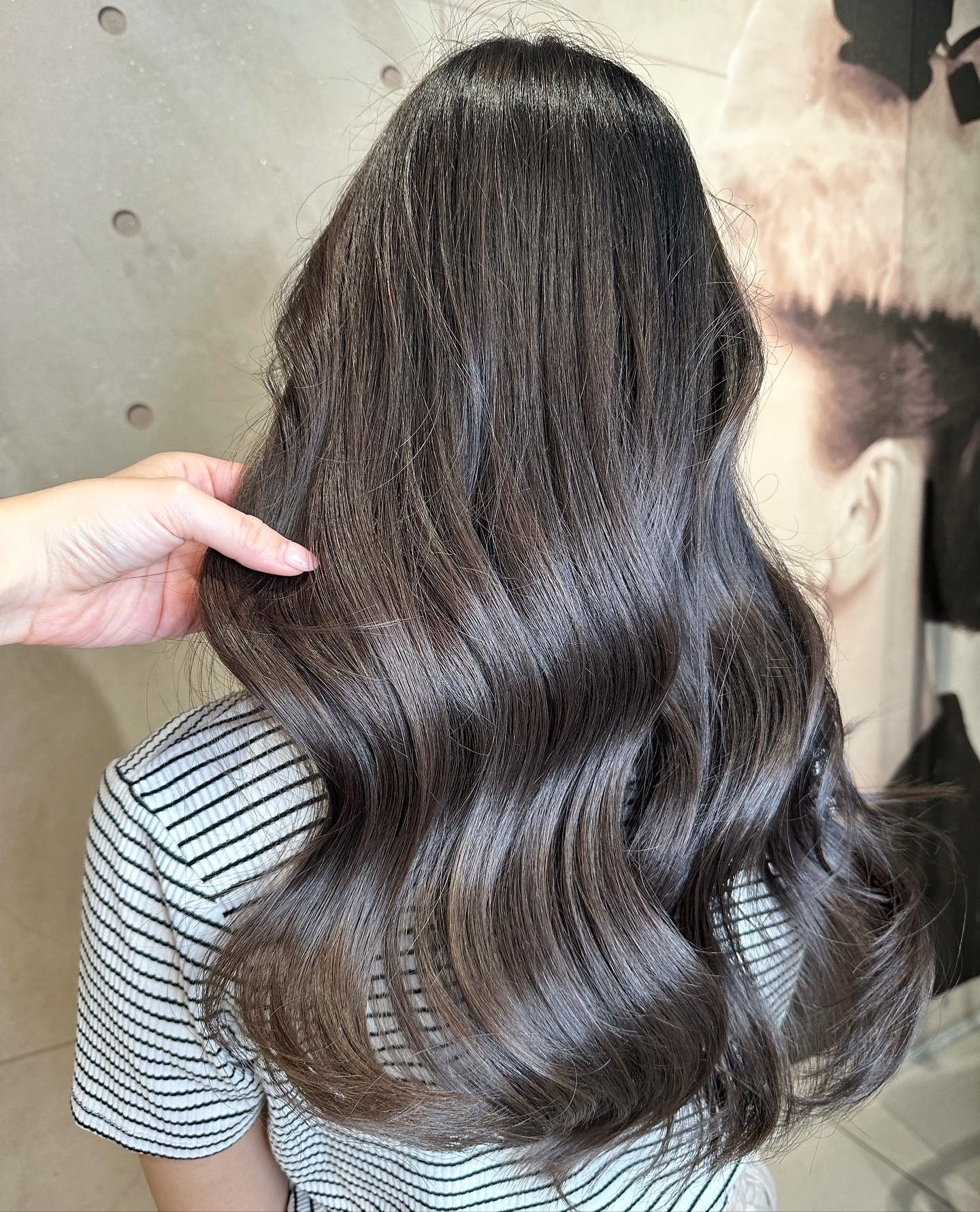 8. Cool Espresso Glanz (kühle braune Haarfarbe)