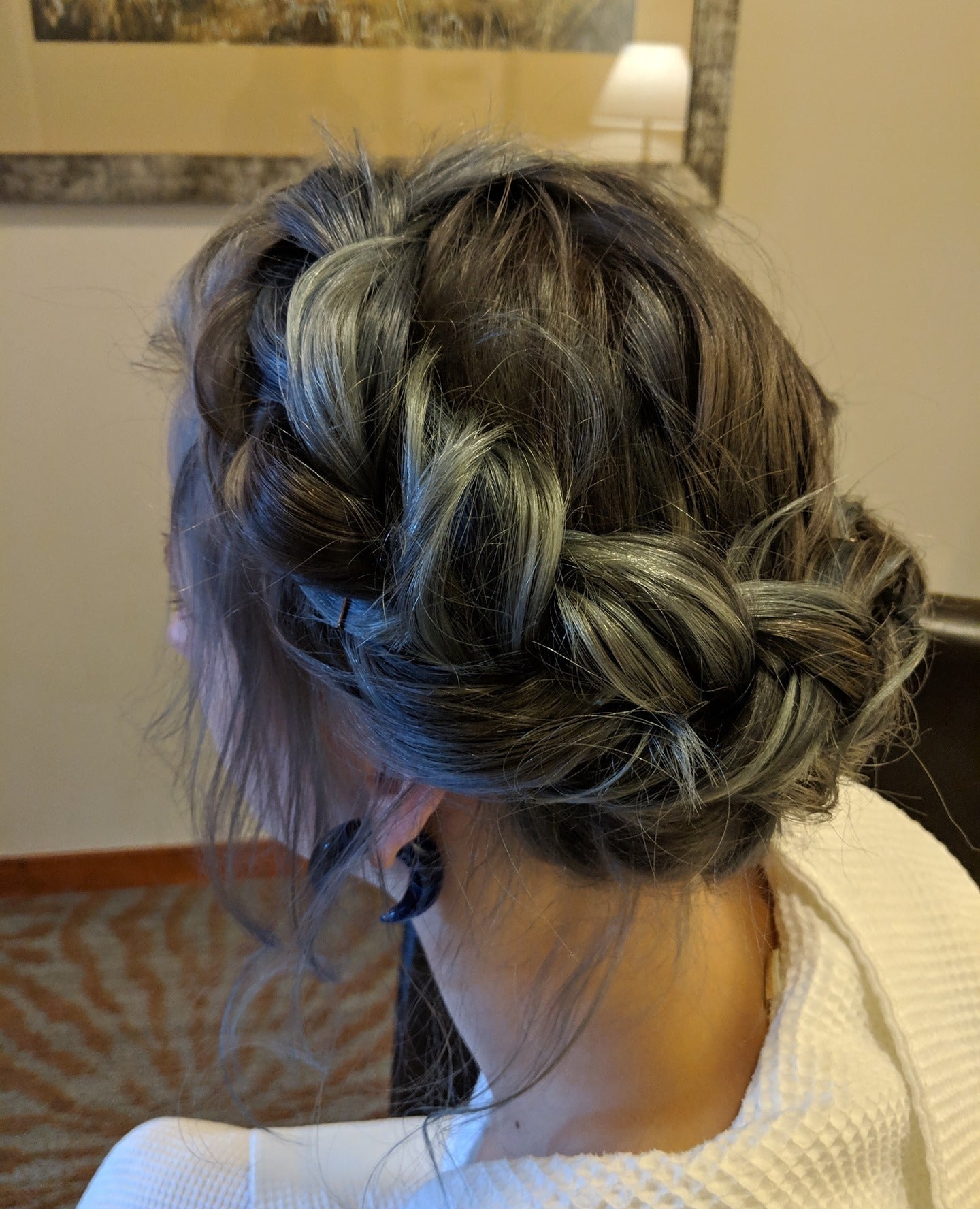 8. Rauchiger silberner Krongeflecht (Frisuren mit Kronflecken)