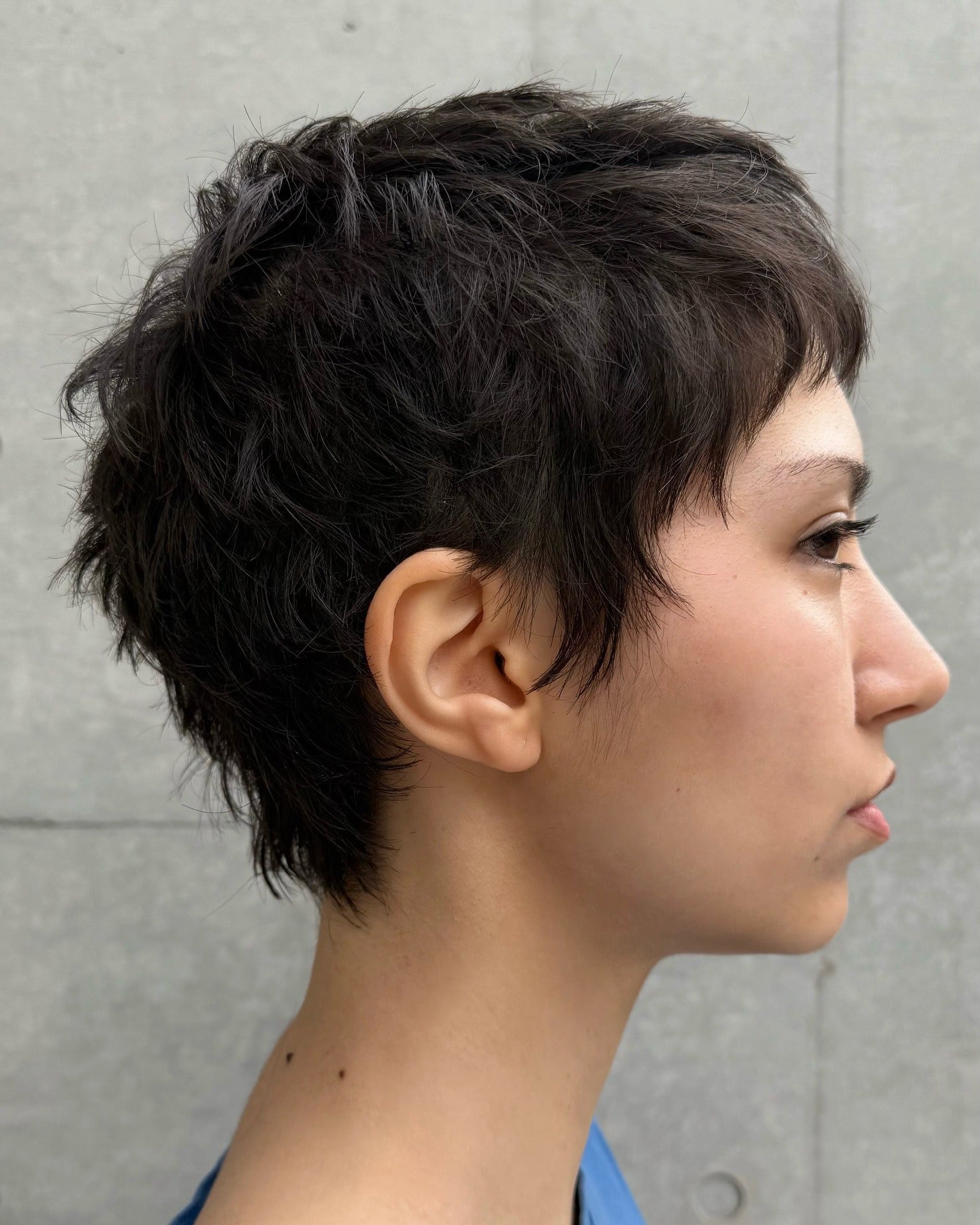 8. Wispy Black Crop mit weichem Rand (Pixie -Haarschnitte)