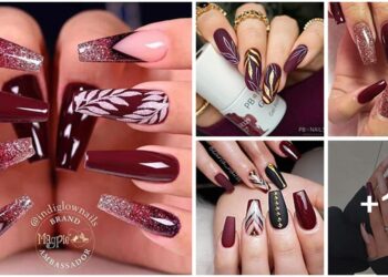 15 atemberaubende Burgunder -Nagel -Ideen, um Ihre innere verführerisch hervorzubringen