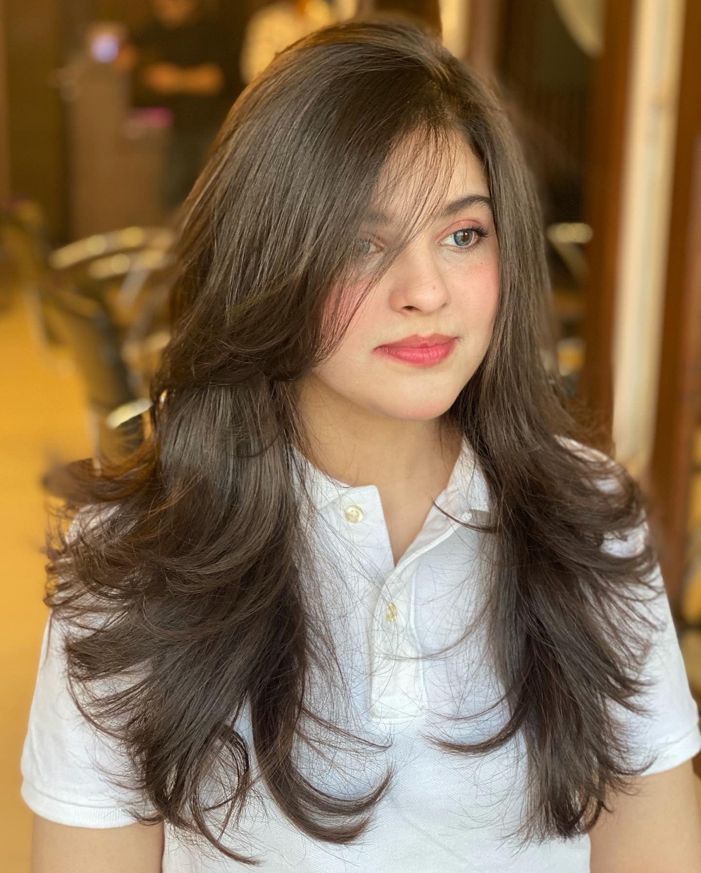 9. Kastanienbraun mit leichter Federn (Gesichtshaarschnitte)