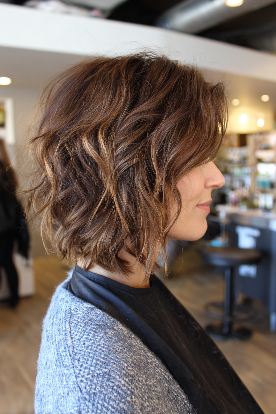 9. Mocha Keybone Chop (Layered Messy Haircuts) – Layered Messy Haircuts