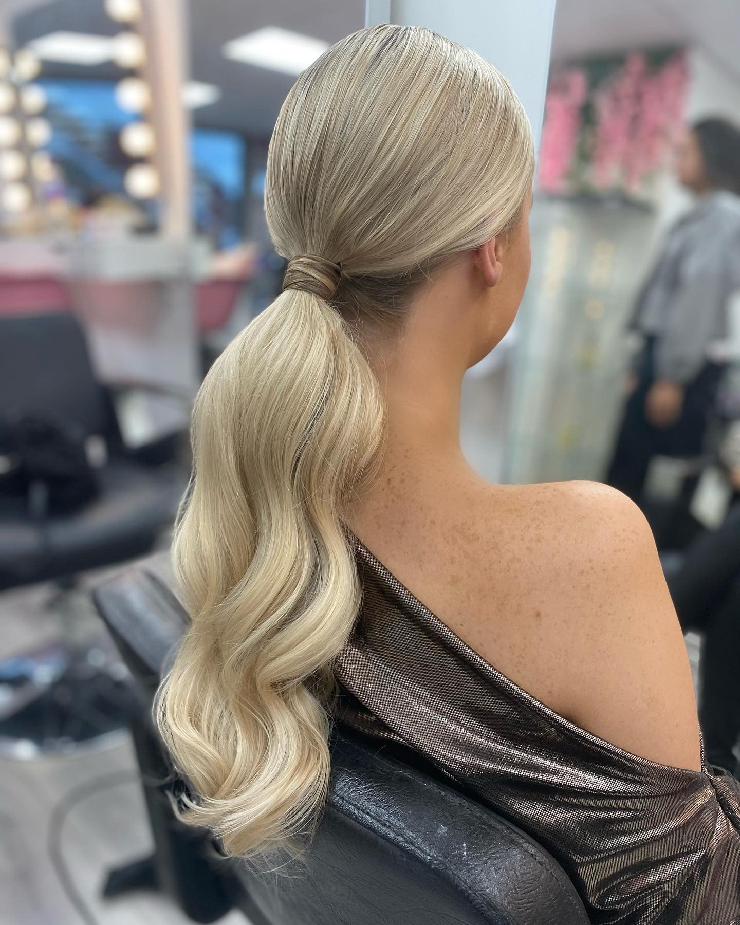 9. Soft Chestnut Sleek Ponytail (Sleek Low Ponytail)