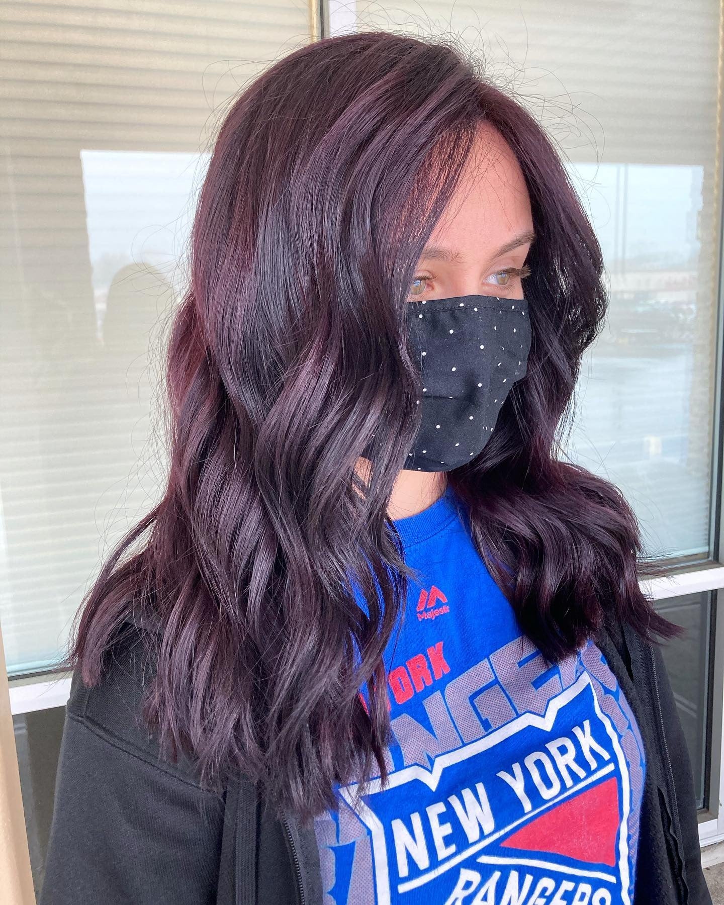 9. Strukturierte Pflaumen mit mittlerer Länge (Pflaumenhaarfarbe)