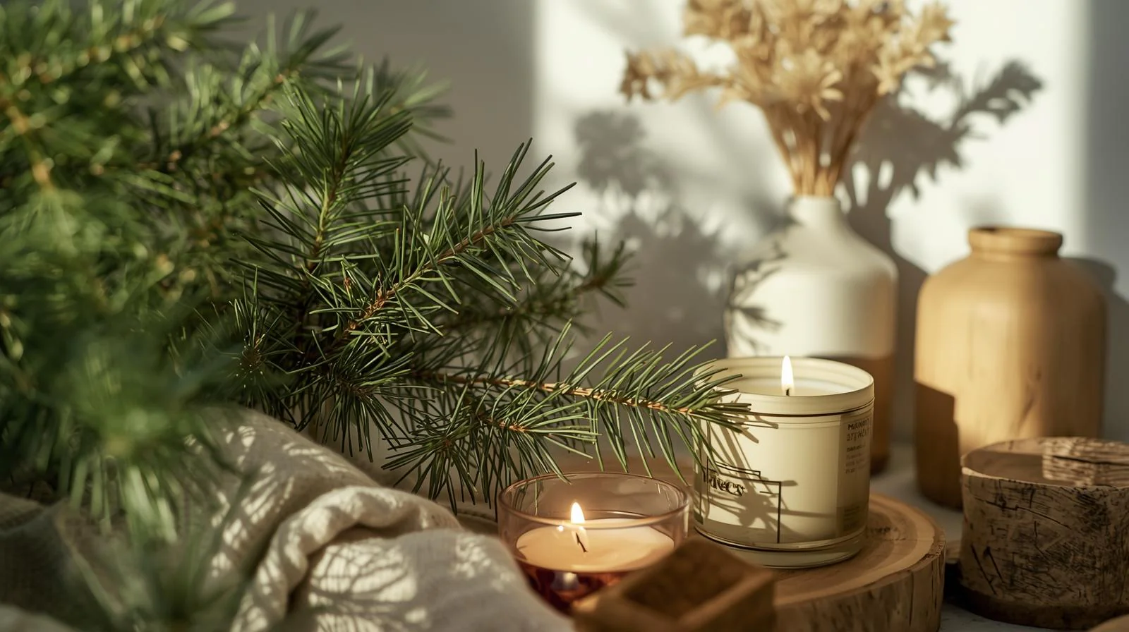 Aromatherapeutische Vorteile von Kerzen mit Kiefernduft