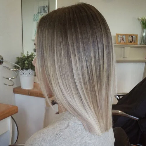 aschblonde Balayage