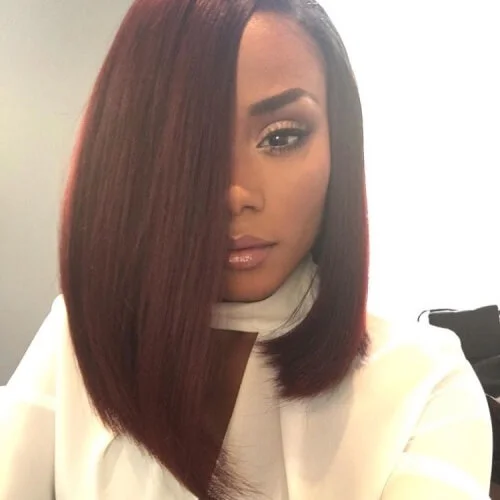 Asymmetrischer langer Bob