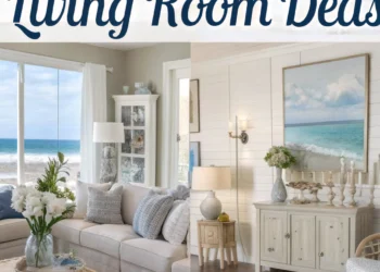 33 neutrale Küsten Wohnzimmer Ideen