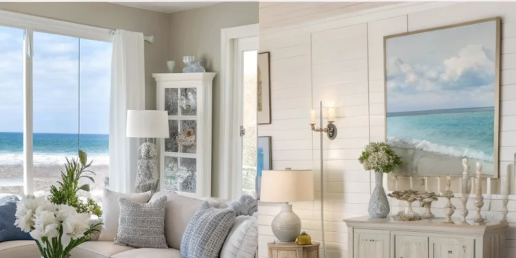 33 neutrale Küsten Wohnzimmer Ideen