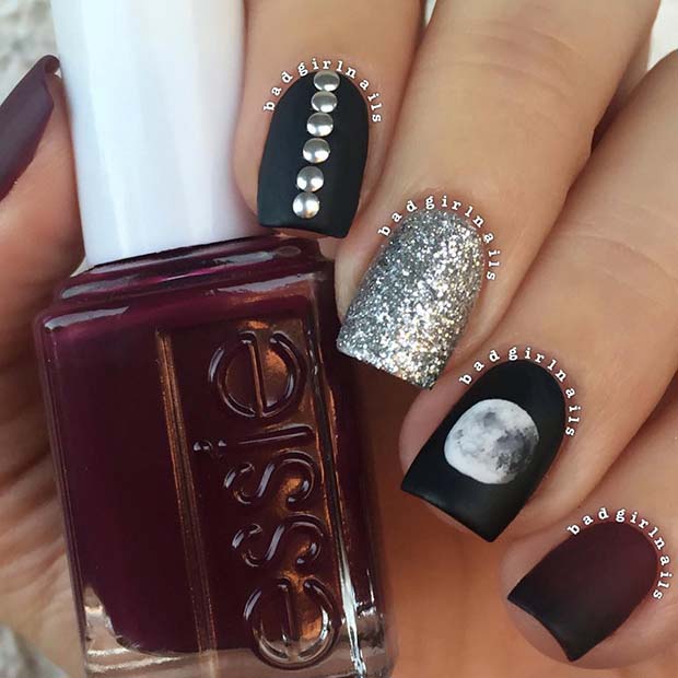 Kantiges Nagelkunstdesign 