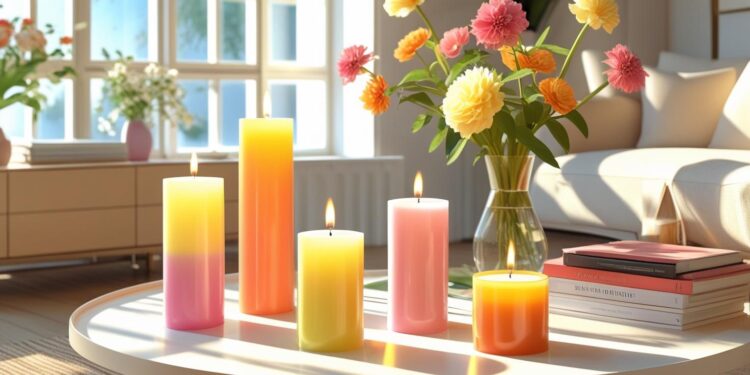 Sommerdüfte: Kerzen, die die Essenz der Saison erfassen