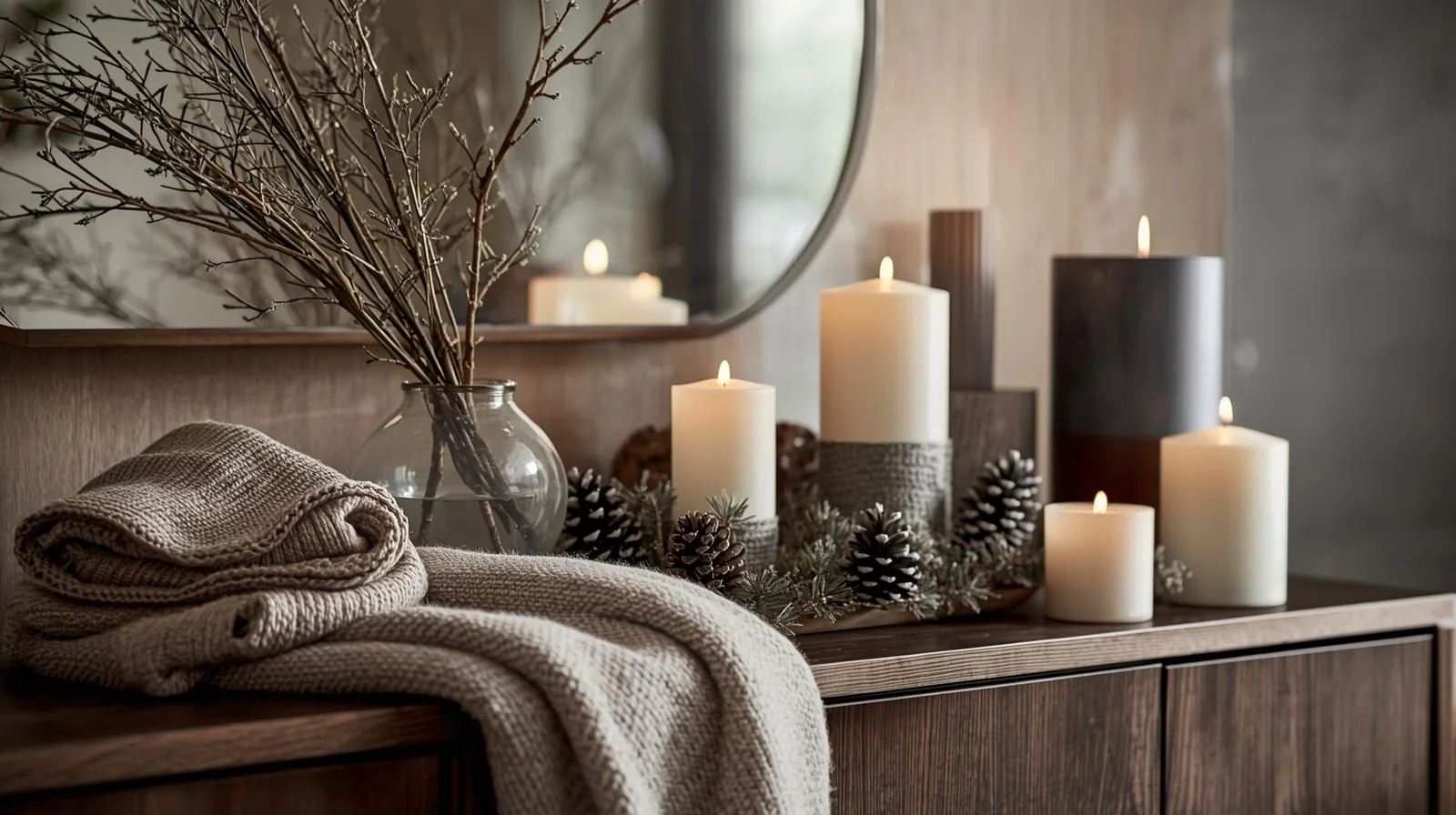 Kerzen mit Kaschmirduft