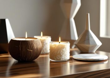 Kokoskerzen: Eine natürliche Wahl für nachhaltige Eleganz
