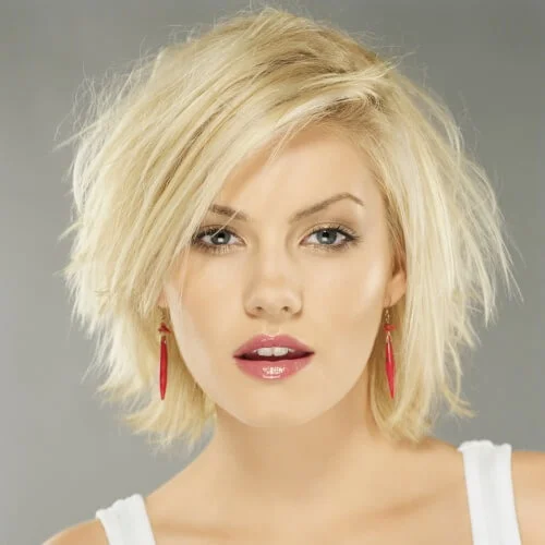 Coole und kokette Frisur