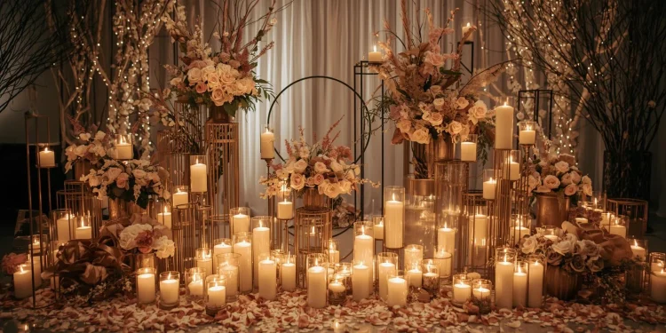 Wählen Sie die richtigen Kerzen für die Hochzeitszeremonie