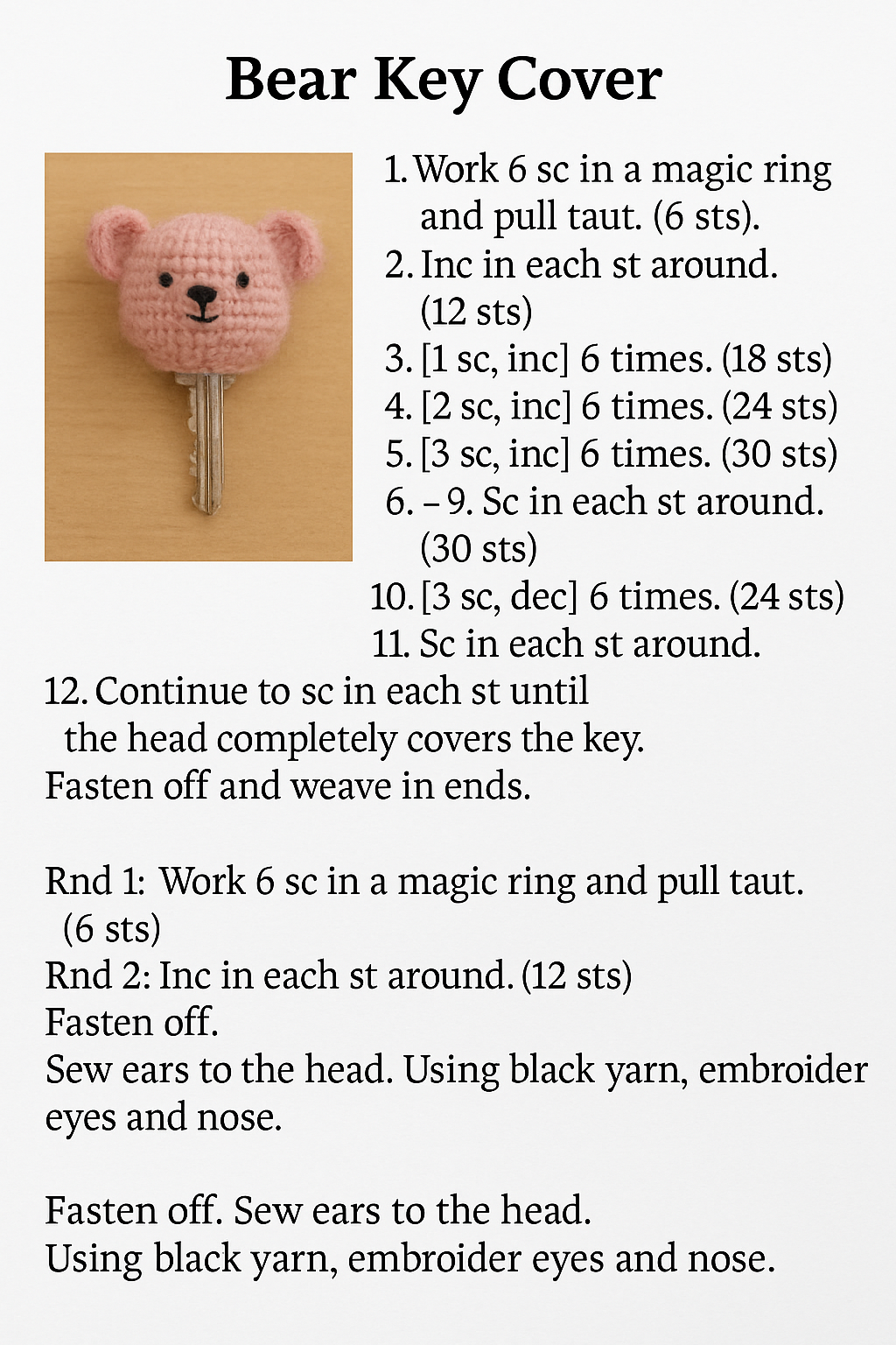 Häkelschlüsselabdeckungen 2