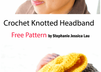 Häkeln geknotetes Stirnband