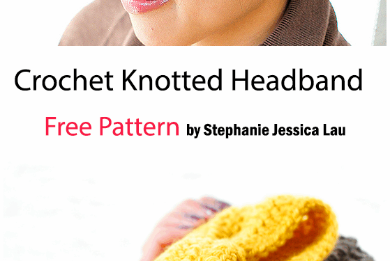Häkeln geknotetes Stirnband