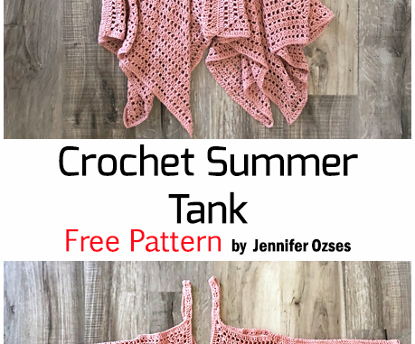 Häkeln Sommertank - kostenloses Muster Häkeln Sommertank - kostenloses Muster