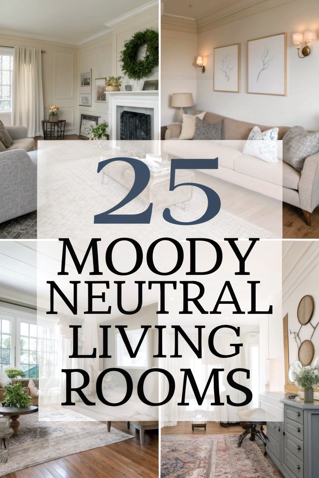 25 launische neutrale Wohnzimmer