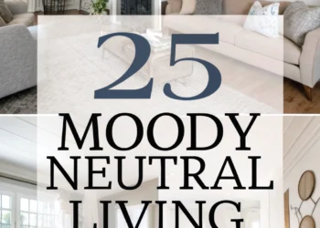25 launische neutrale Wohnzimmer, die mühelose Ruhe ausstrahlen