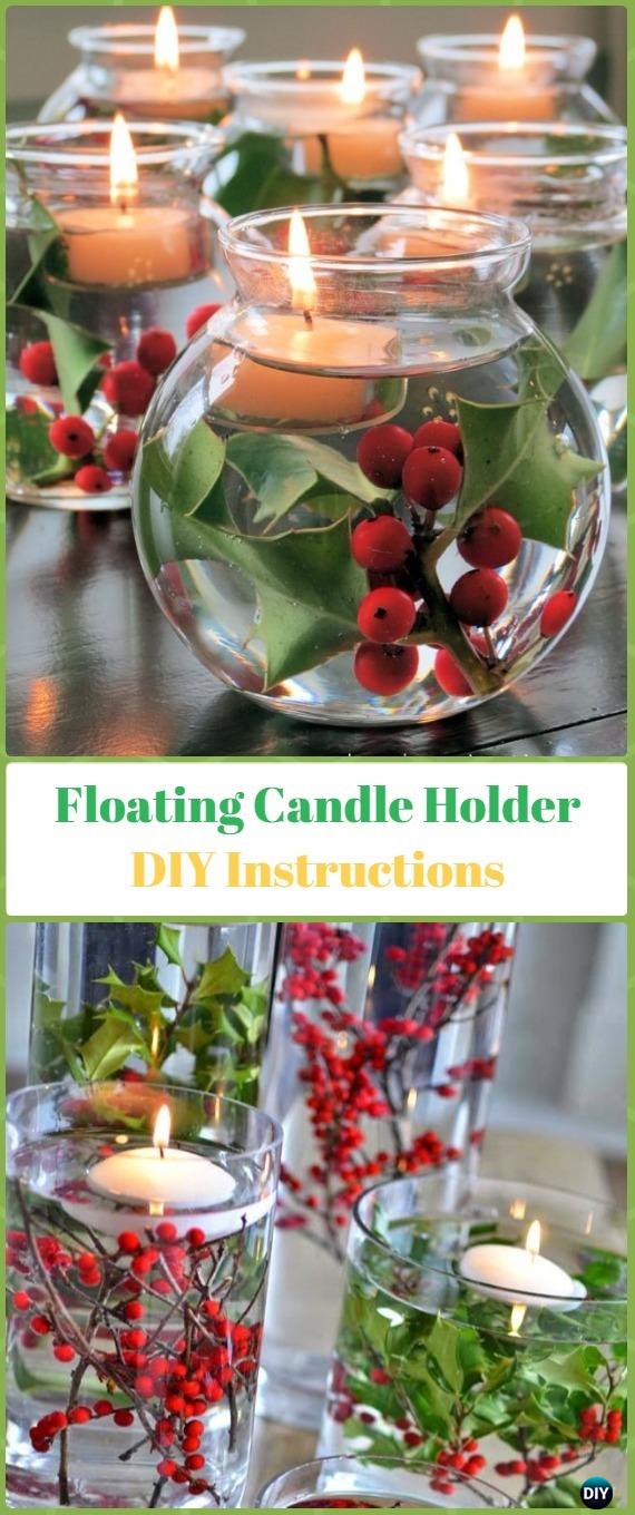 DIY Floating Candle Halter Unterricht - Urlaub Kerze DIY Bastelideen & Tutorials