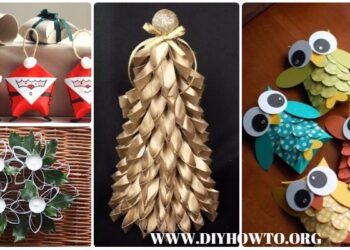 20 Papierrollen Weihnachtshandwerk Ideen & Projekte [Picture Instructions]