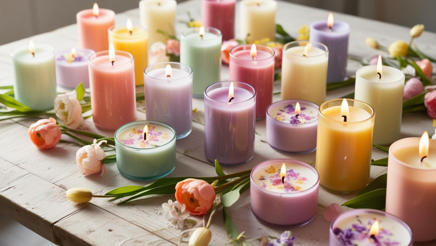 DIY JAR Spring Aroma Kerzen