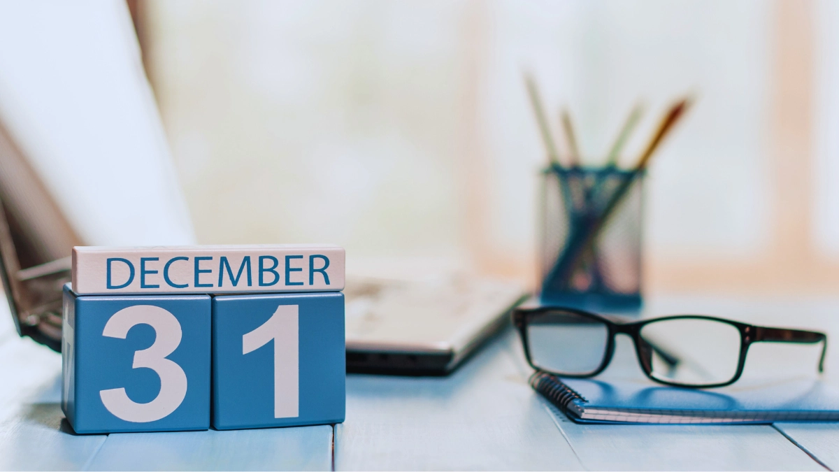 Der 31. Dezember ist Ihre Frist