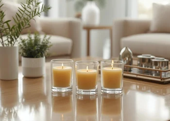 Bienenwachs-Votivkerzen: Umweltfreundlicher Stil für jeden Raum
