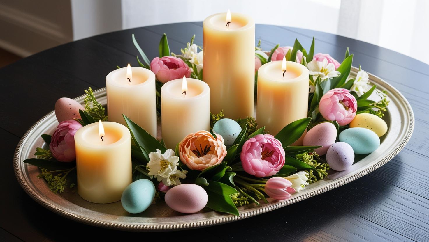 Osterkerzen -Mittelstücke