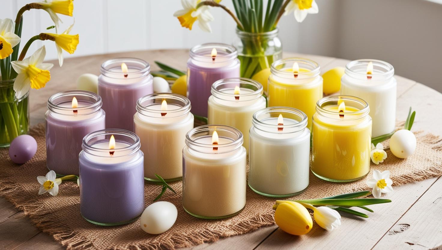 Osterduftkerzen für eine festliche Note