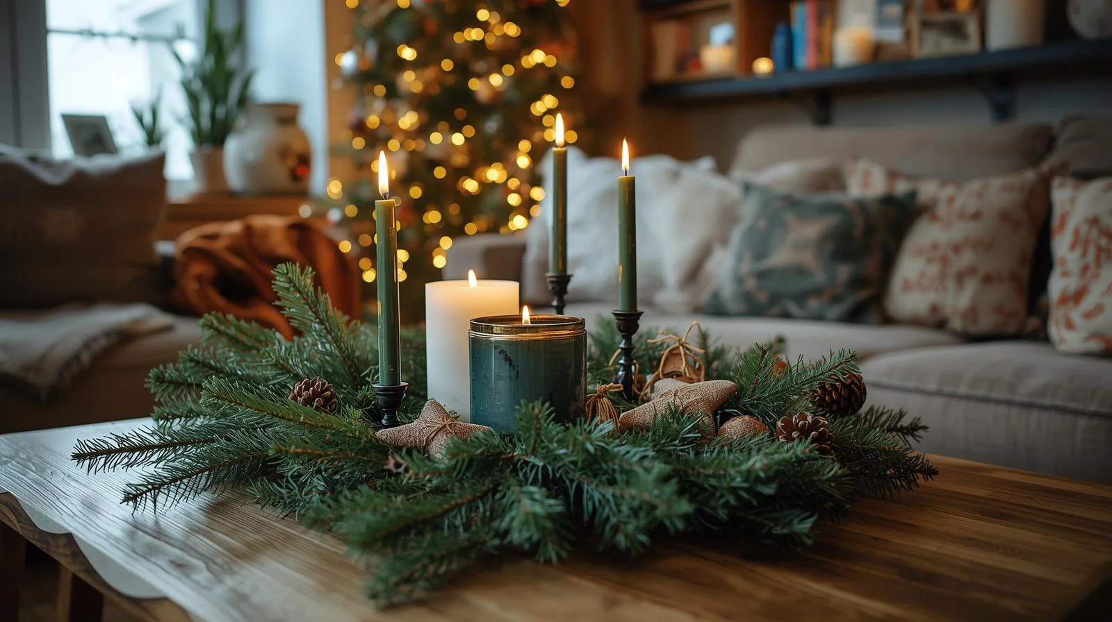 Verstärken Sie die Urlaubsstimmung mit Tannenkerzen