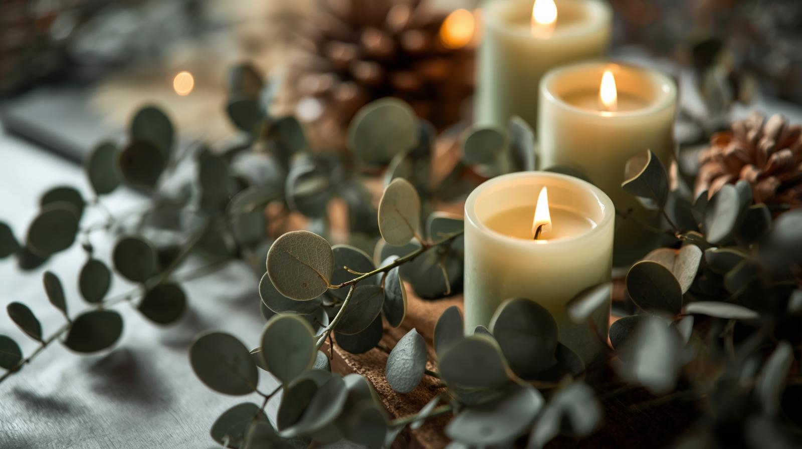Eukalyptuskerzen für die Gemütlichkeit der Herbstsaison
