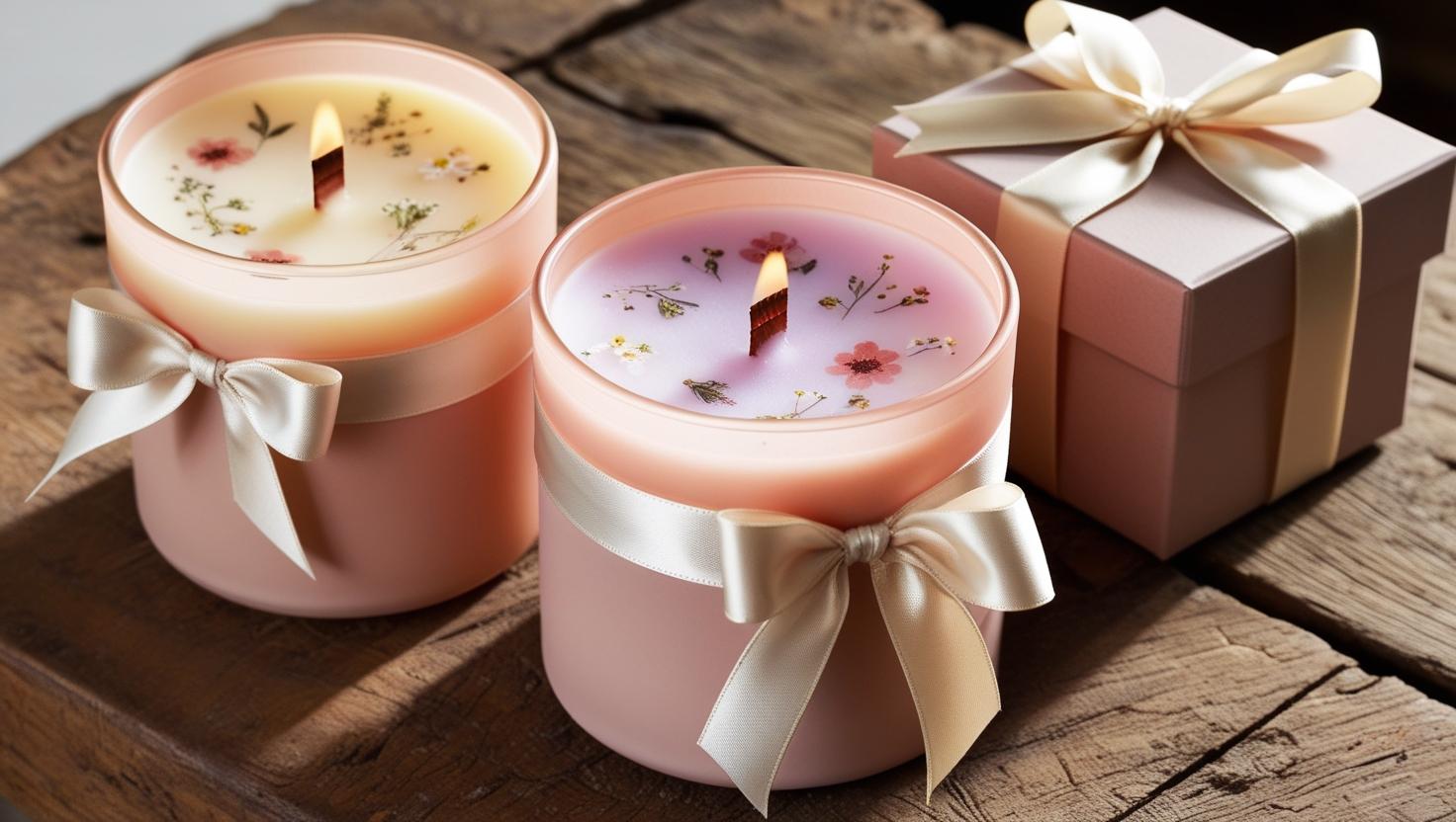 Blumenduftkerzen für den Muttertag
